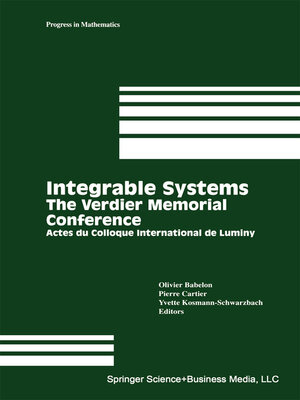 cover image of Integrable Systems